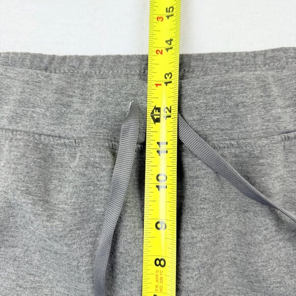 Lillusory Women's Wide Leg Elastic Drawstring Stretch Grey Sweatpants Size 8 - Picture 8 of 10